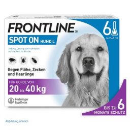 Frontline SPOT-ON gegen Zecken und Flöhe für Hunde L