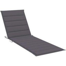 Sonnenliegen-Auflage Anthrazit 200x60x3 cm Oxford-Gewebe Vidaxl Anthrazit