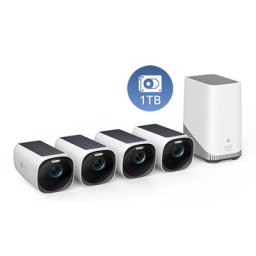 S330 eufyCam (eufyCam 3) 4-Cam Kit + 1 TB Festplatte