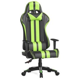 Gaming Stuhl Ergonomisch Computerstuhl - Gamer Stühle mit Lendenkissen + Kopfstütze