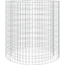 Vidaxl - Gabionen-Feuerstelle ø 100 cm Verzinktes Eisen Silber