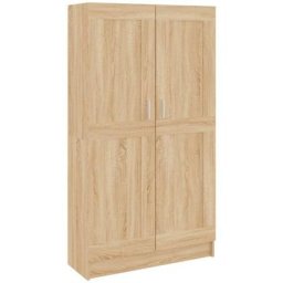 Bücherregal Sonoma-Eiche 82,5x30,5x150 cm Holzwerkstoff Vidaxl Braun