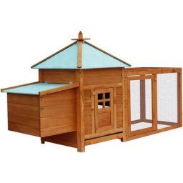Garten-Hühnerstall Vidaxl Braun