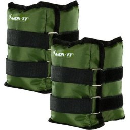 Gewichtsmanschetten, 2x 2,5 kg Laufgewichte oliv - Movit