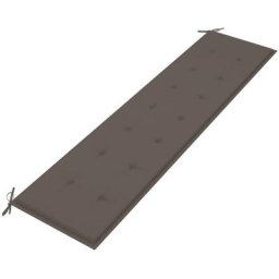 Gartenbank-Auflage Taupe 200x50x3 cm Oxford-Gewebe Vidaxl Taupe