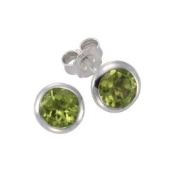 Vivance Paar Ohrstecker 925/- Sterling Silber Peridot