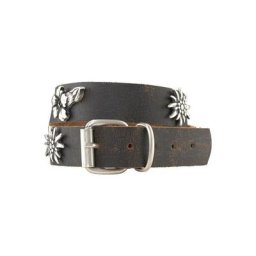 J.Jayz Lederarmband Trachtenmotiv Edelweiß