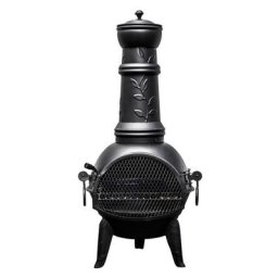 Buschbeck Grillkamin Leaf 136, BxTxH: 48x48x136 cm
