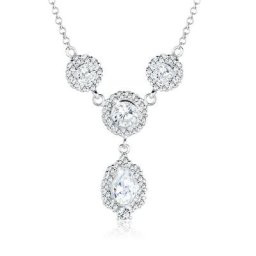Elli Premium Collierkettchen Tropfen Kristalle 925 Sterling Silber