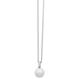 XENOX Kette mit Anhänger Pearl, XS5194, mit Perle und Zirkonia