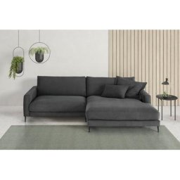 INOSIGN Ecksofa Downtown, in angenehmen Bezug, Recamiere wahlweise links oder rechts