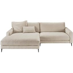 INOSIGN Ecksofa Downtown, in angenehmen Bezug, Recamiere wahlweise links oder rechts