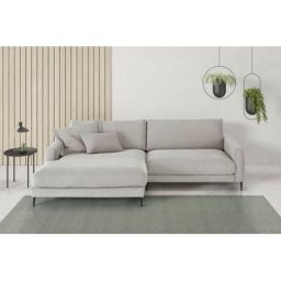 INOSIGN Ecksofa Downtown, in angenehmen Bezug, Recamiere wahlweise links oder rechts