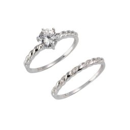 Firetti Ring-Set (Set, 2-tlg), mit Zirkonia (synth)