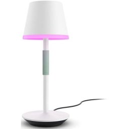Philips Hue LED Tischleuchte Go, Dimmer, LED fest integriert, Farbwechsler, tragbar