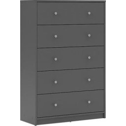 Home affaire Schubkastenkommode, Mit viel Stauraum, graue Knopfgriffe, 72,4 x 108,1 x 29,8 cm