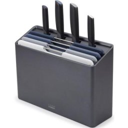 Joseph Joseph Schneidebrett Folio™ Plus, Polypropylen, (Set, 9-St), japanische Edelstahlklingen