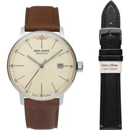 IRON ANNIE Quarzuhr Bauhaus, 5044-5_Set, (Set, 3-tlg., mit Wechselarmband und -werkzeug)
