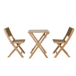 PureDay Outdoor-Balkon-Set, 3-tlg., Rope Gartenmöbel