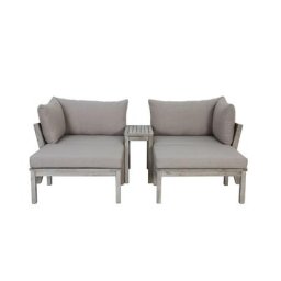 PureDay Outdoor-Lounge-Set, 5-tlg., Vintage Gartenmöbel
