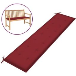 Gartenbank-Auflage Weinrot 200x50x3 cm Oxford-Gewebe Vidaxl Rot