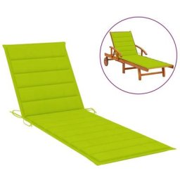 Sonnenliegen-Auflage Hellgrün 200x50x3 cm Oxford-Gewebe Vidaxl Grün