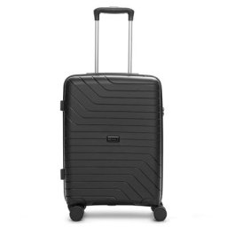 Redolz Essentials 05 CABIN 4 Rollen Kabinentrolley 55 cm Handgepäckkoffer Schwarz Damen