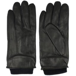 Ted Baker Handschuhe Leder Schwarz Herren