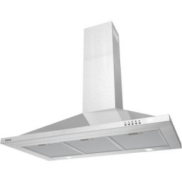 550 m3/h Dunstabzugshaube 90cm Wandhaube Wandmontage Abzugshaube led Abluft Umluft 3 Stufen Silber