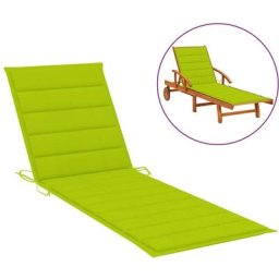 Sonnenliegen-Auflage Hellgrün 200x60x3 cm Oxford-Gewebe Vidaxl Grün