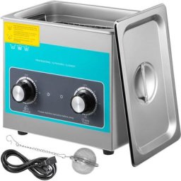 3L Tankinhalt Digital Ultraschall Reiniger 40kHz Ultrasonic Cleaner Edelstahl, 24 x 14 x 10 cm