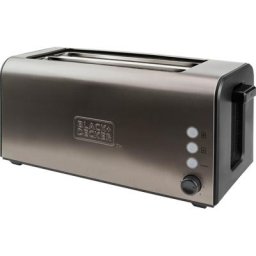 Black + Decker Toaster BXTO1500E, 2 lange Schlitze, 1500 W