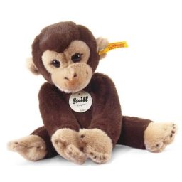Steiff Kuscheltier Koko Affe braun, 25 cm