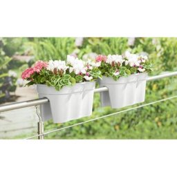 KHW Balkonkasten Flowerclip XXL (Set, 2 St), BxTxH: 57,5x27,7x27 cm