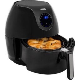 PRINCESS Heißluftfritteuse 182050 Digital, 1700 W, Fassungsvermögen 1,3 kg, 80-200°C