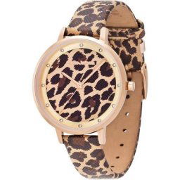 Julie Julsen Quarzuhr Safari Leopard, JJW1203RGL-L