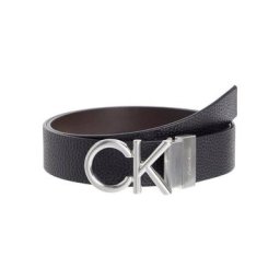 Calvin Klein Ledergürtel ADJ/REV CK METAL
