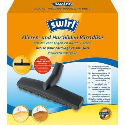 Swirl Bodendüse Swirl® Fliesen- und Hartboden Bürstdüse, Zubehör für Fast alle handelsüblichen Staubsauger mit rundem Staubsaugerrohr (außer VORWERK + DYSON). Miele, Siemens, Bosch, AEG, Philips, Kärcher.