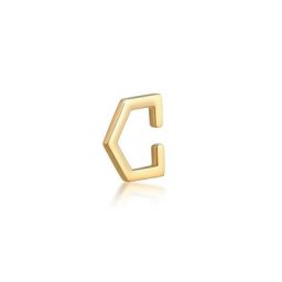 Elli Single-Ohrhaken Single Earcuff Geo Basic Minimal Trend 925 Silber