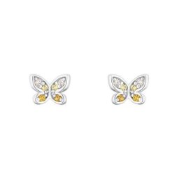 Prinzessin Lillifee Paar Ohrstecker Butterfly, 2035992, mit Zirkonia