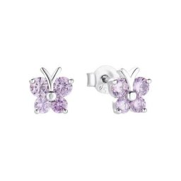 Amor Paar Ohrstecker Butterflys, 9210039 (2-tlg), mit Zirkonia