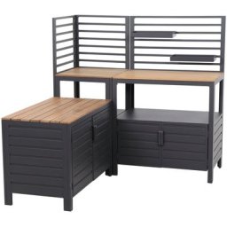 Siena Garden Gartentisch Sierra, outdoor-kitchen, Element, Hartholz