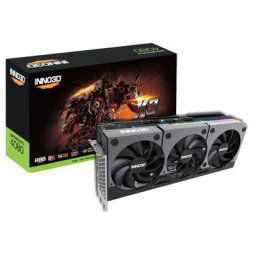 Inno3D RTX4080 GEFORCE RTX 4080 X3 Grafikkarte (16 GB, GDDR6, GPU: GeForce RTX 4080, Boost-Takt: 2505 MHz, Max. Auflösung: 7680 x 43)