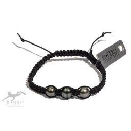DI PERLE Perlenarmband Damen Perlenschmuck Tahiti Perlen Armband (21 cm), Damen Perlenschmuck