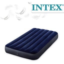 Intex - 64757 Luftbett Luftmatratze Gästebett Classic Downy Bett 99x191x25