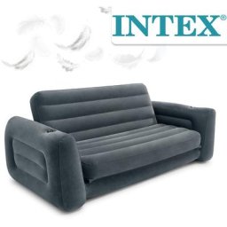 Intex Sofa Couch Lounge Luftsofa Luftbett Gästebett aufblasbar 203x231x66 cm 66552