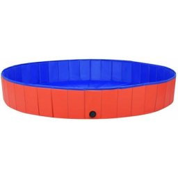 Hundepool Faltbar Rot 200x30 cm pvc Vidaxl Rot