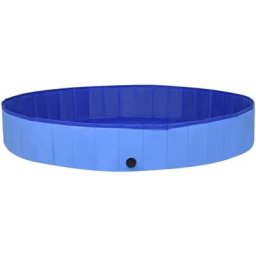 Hundepool Faltbar Blau 300x40 cm pvc Vidaxl Blau