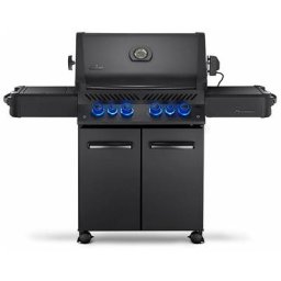 Napoleon Phantom Prestige 500 mit gegossenem Edelstahl Grillroste, Mattschwarz - Bereits aufgebaut