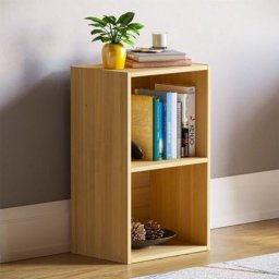 Oxford 2 Tier Cube Bücherregal Regal Lagerung Einheit, Eiche
